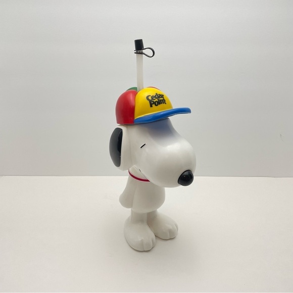 PEANUTS Cedar Point Snoopy Travel Drinking Sip Bottle Cup And Straw - Picture 12 of 15